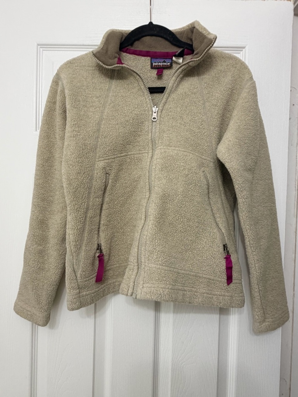 Patagonia Synchilla Women’s Small Sherpa Fleece Full Zip Jacket Winter